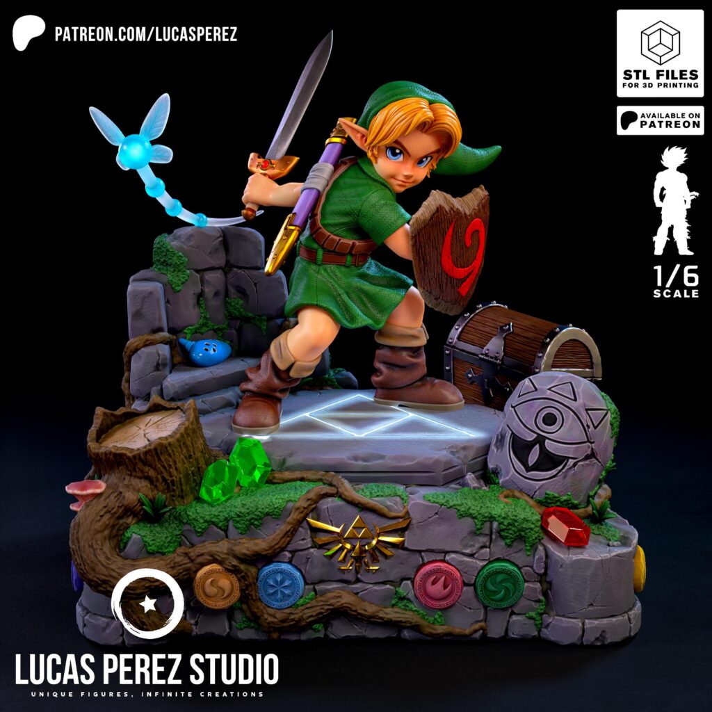 Huge 1:6 scale! zelda link tears of the kingdom | zelda | 3d printed figure | Hand-Painted