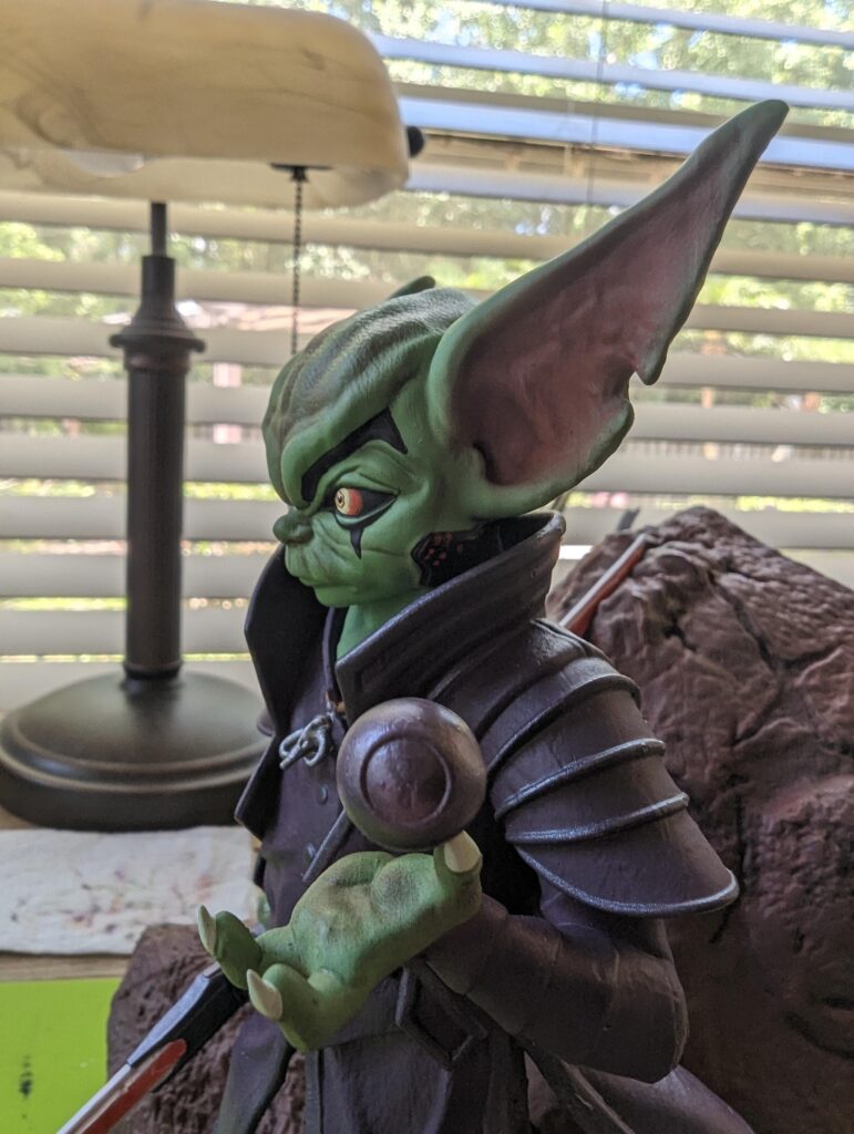 Darth grogu 3d printed figure | Hand-Painted