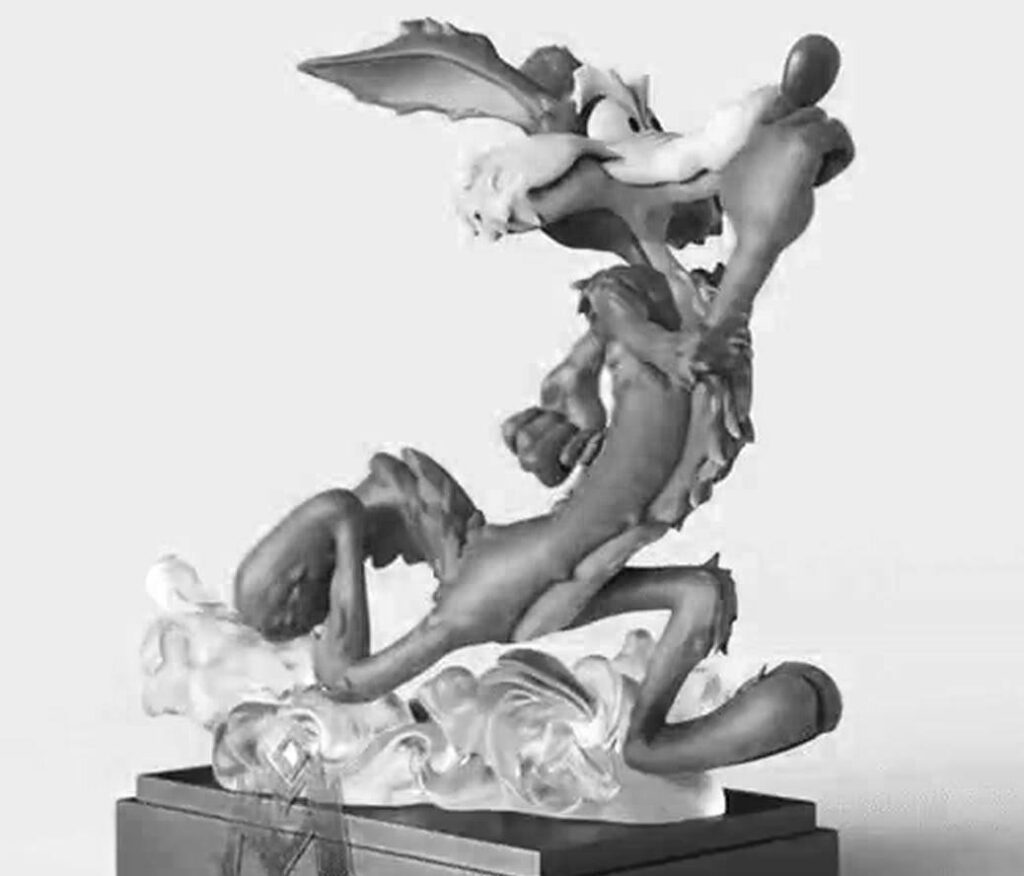 Looney Tunes Wile E Coyote | 3D printed Figure | Hand-Painted