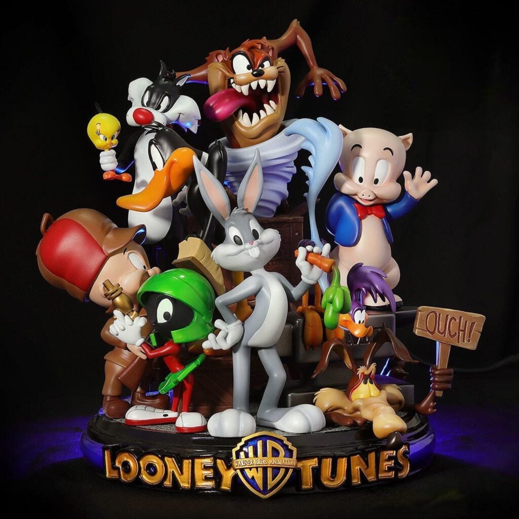 Looney tunes diorama | 3d printed figure | Hand-Painted
