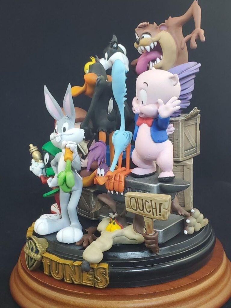 Looney tunes diorama | 3d printed figure | Hand-Painted