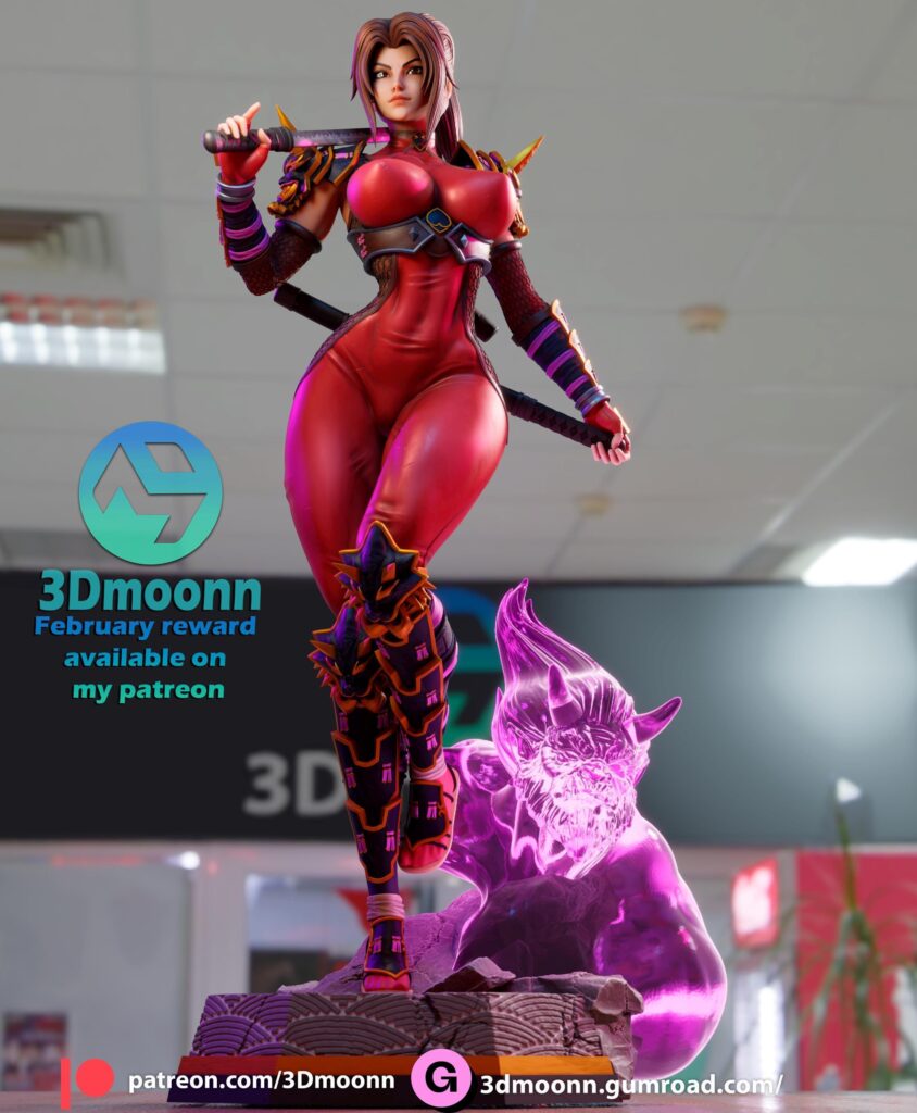Digital pin ups nsfw or sfw | Hand-Painted