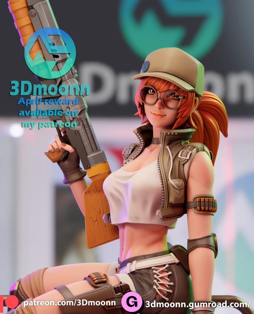 New giant 1/4 scale upsize! | digital pin ups nsfw or sfw | Hand-Painted
