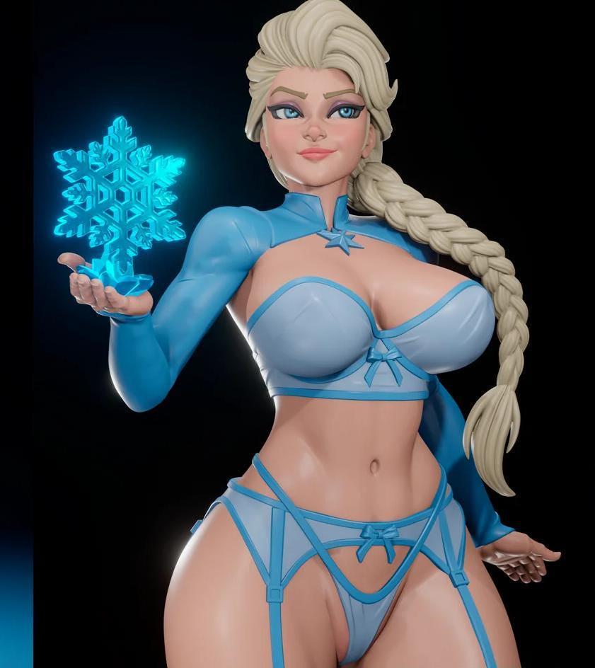 Digital pin ups nsfw or sfw | Hand-Painted