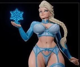 Digital pin ups nsfw or sfw | Hand-Painted
