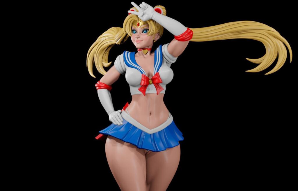 Digital pin ups nsfw or sfw | Hand-Painted