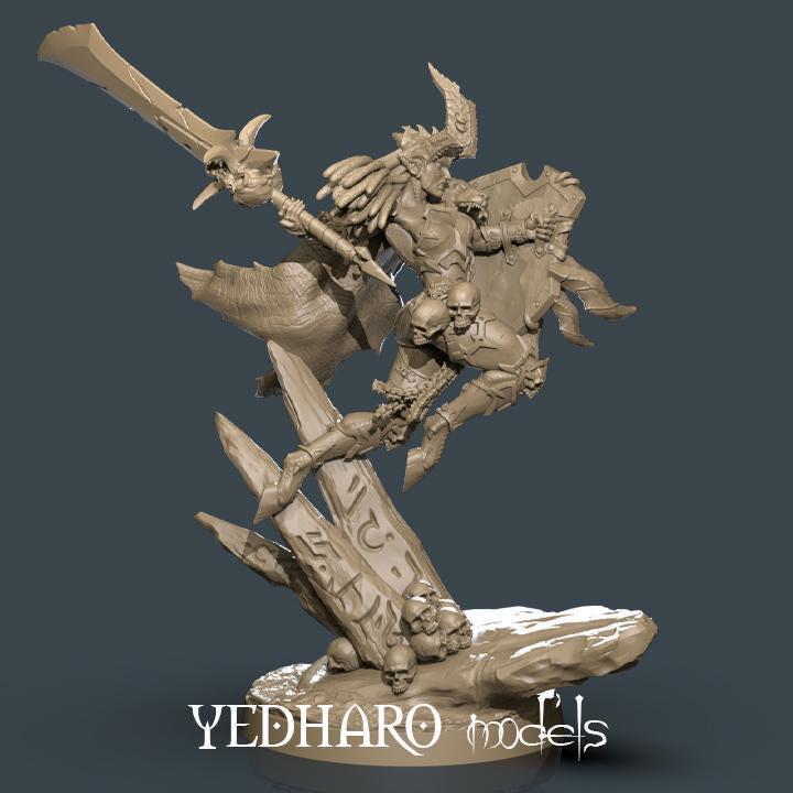 Yedharo demon princess | 12k resin | dnd | fantasy | rpg tabletop | Hand-Painted