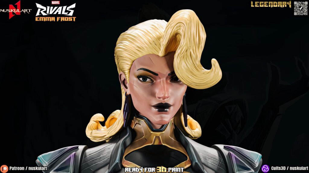 Nsfw or sfw hand painted or unpainted rivals emma frost | Hand-Painted