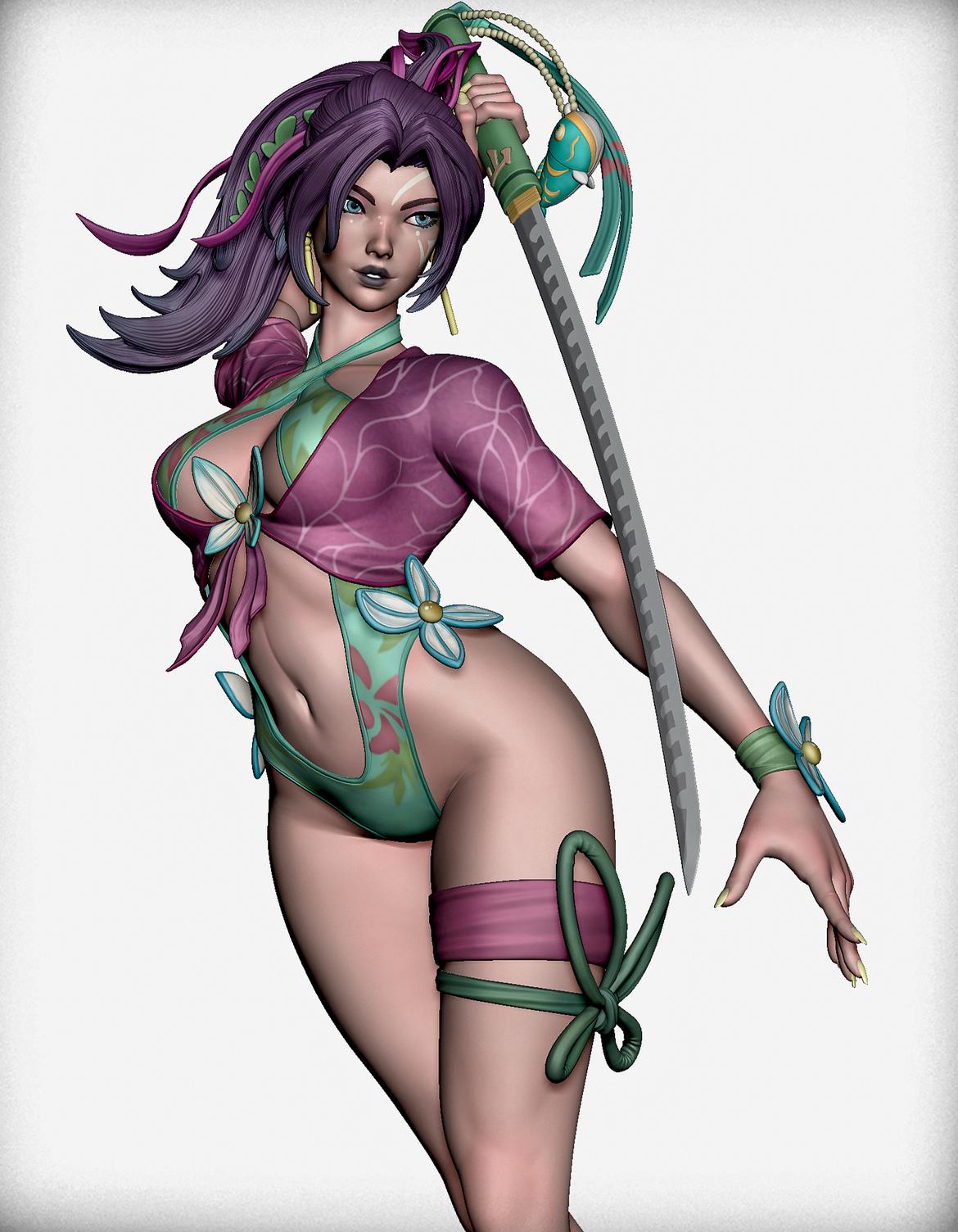 Hand painted or unpainted rivals Breezy Butterfly Psylocke | Hand-Painted