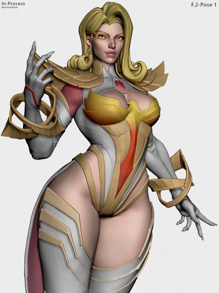 Hand painted or unpainted rivals emma frost phoenix | Hand-Painted