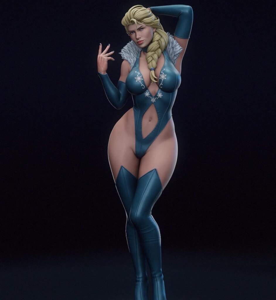Hand painted or unpainted sfw or nsfw rivals emma frost | Hand-Painted