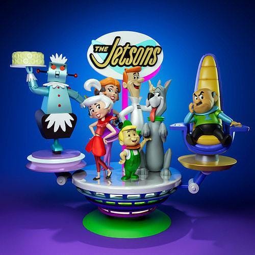 The jetsons extended version | 3d printed figure | Hand-Painted