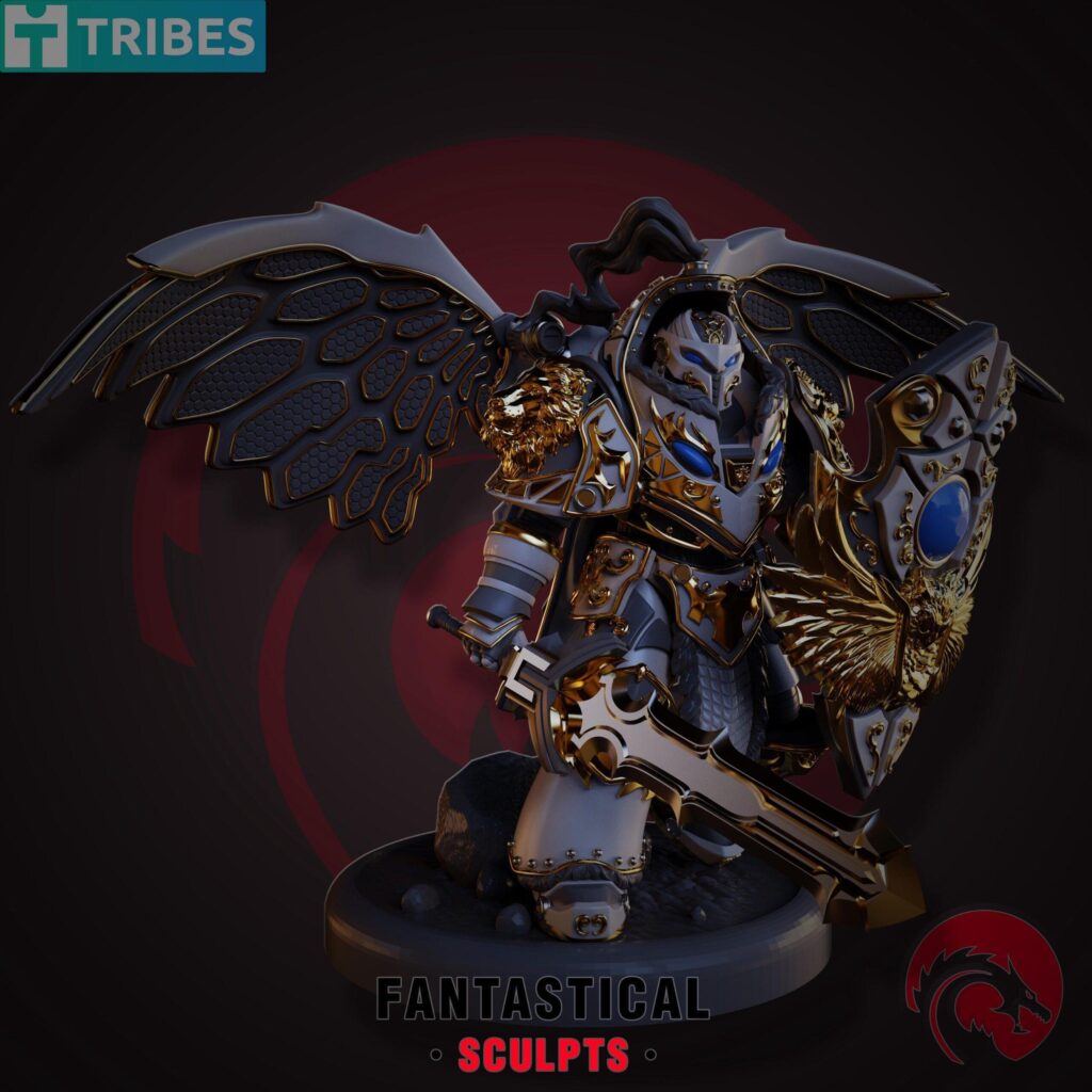 Paladin Exterminators Miniature Figures – Unpainted Resin Models