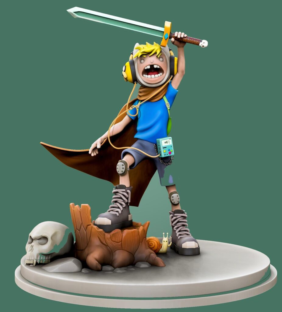 Adventure Time Finn and Jake Figure – Custom 3D Printed Model