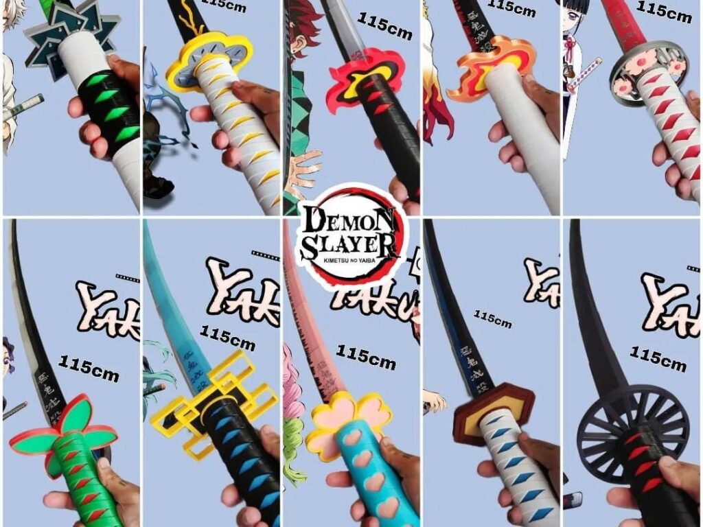 Demon Hunter Katana: Wearable Cosplay Sword (High Detail PLA Print)