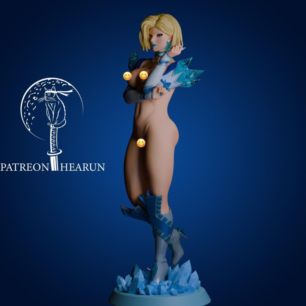 Rivals Emma Frost Figure: Hand Painted or Unpainted 3D Model