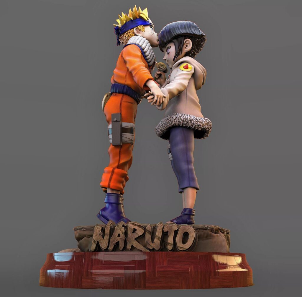 High-Detail Anime Figure – 3D Resin Print, Fan Art Collectible