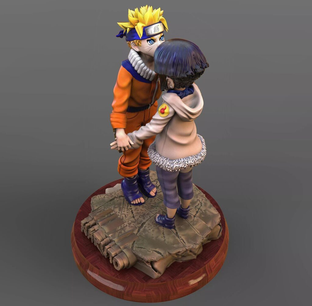 High-Detail Anime Figure – 3D Resin Print, Fan Art Collectible