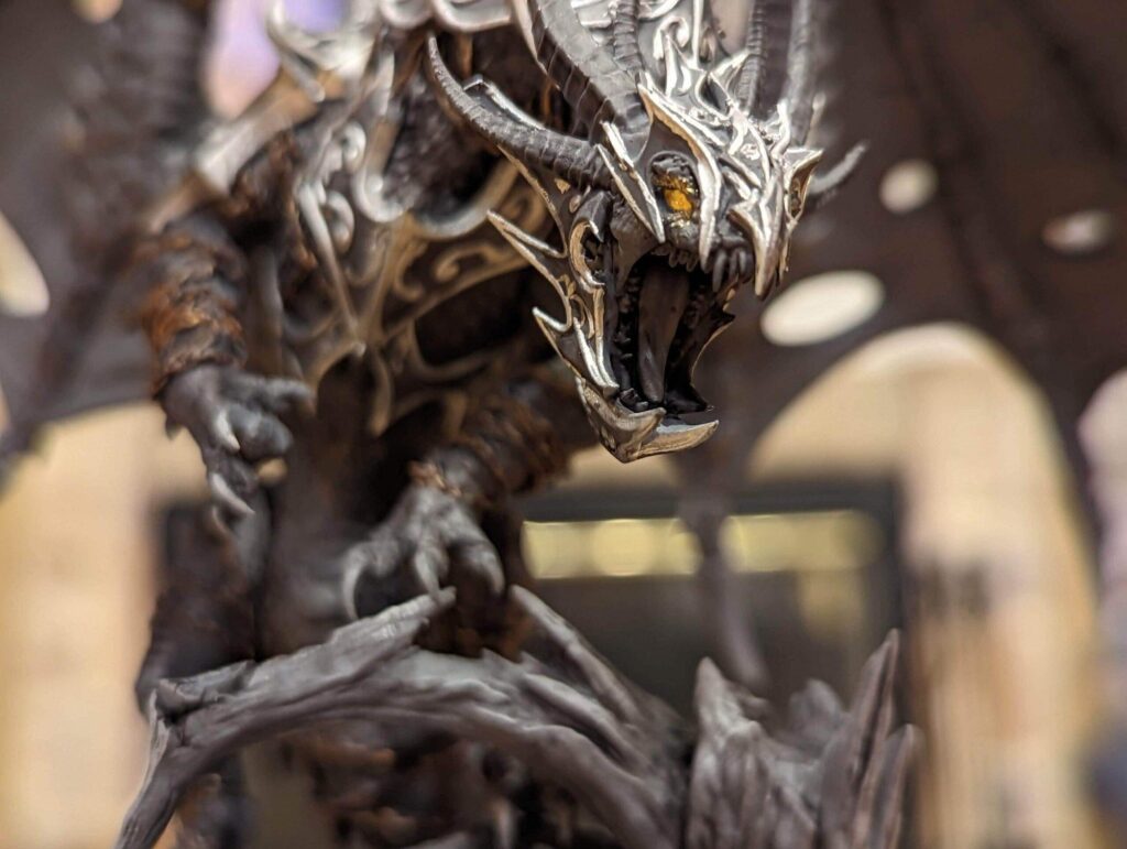 Unchained Dragon Figurine – Hand-Painted 15cm Display Model