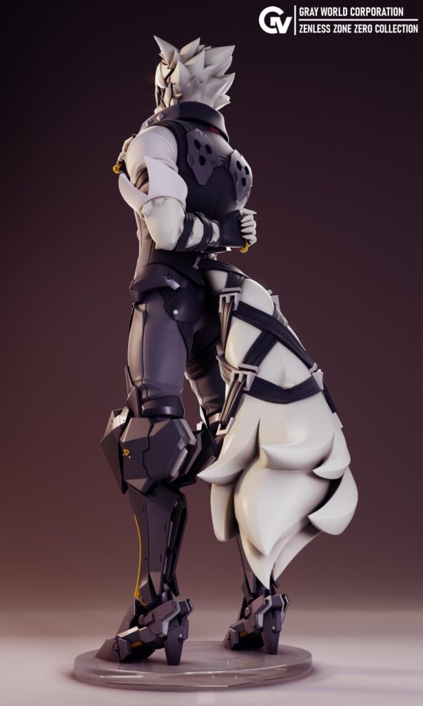 Von Lycaon Figurine: Detailed 3D Print – Hand-Painted Option