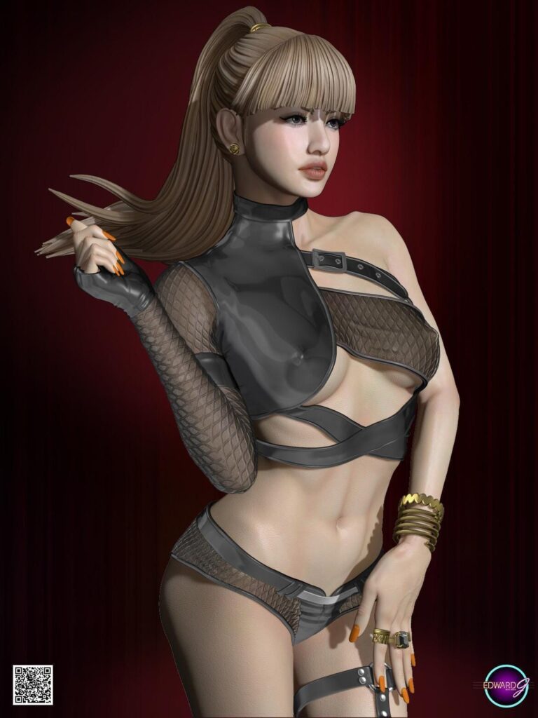 Digital Pin Up Figurines – Detailed 3D Resin Prints, Painted or Unpainted