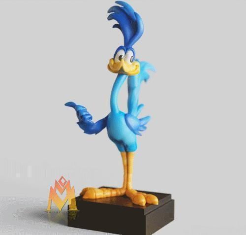 Looney Tunes Road Runner Figure (6.5 Inch, Hand-Painted or Unpainted)