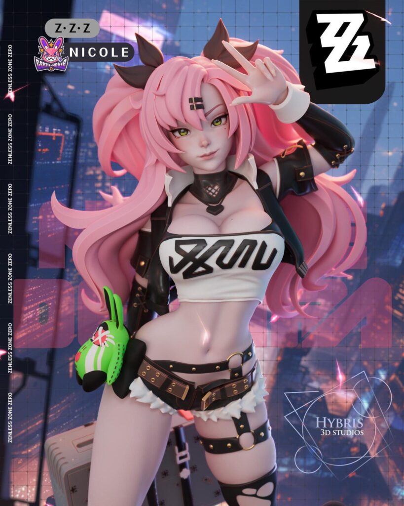 Nicole Demara Figure: Detailed 3D Printed Resin – Hand-Painted Option
