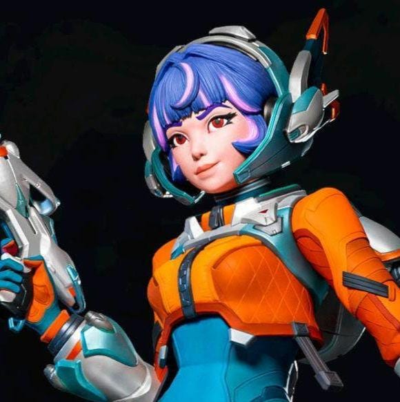 Juno 1/6 Scale Figure: Fantasy Sci-Fi Model (Hand-Painted or Unpainted)