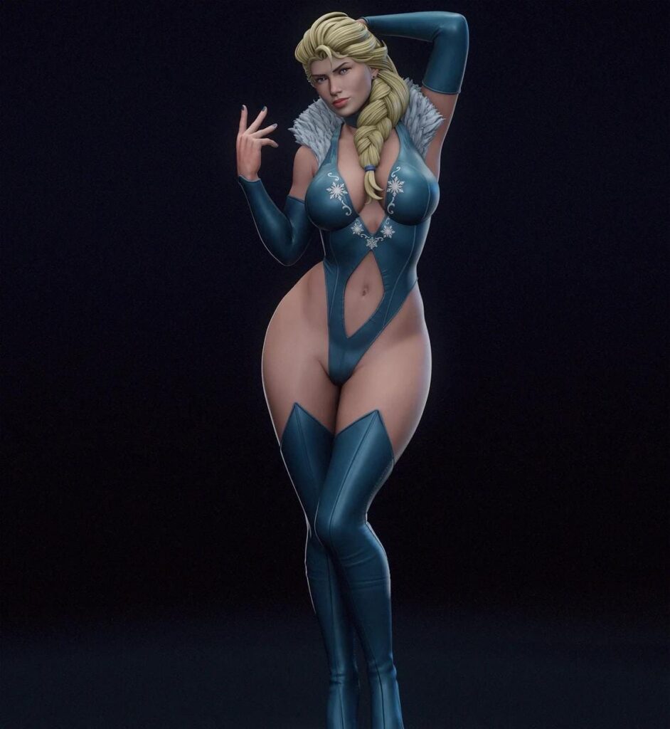 Emma Frost Resin Figurine – SFW and NSFW Versions Available
