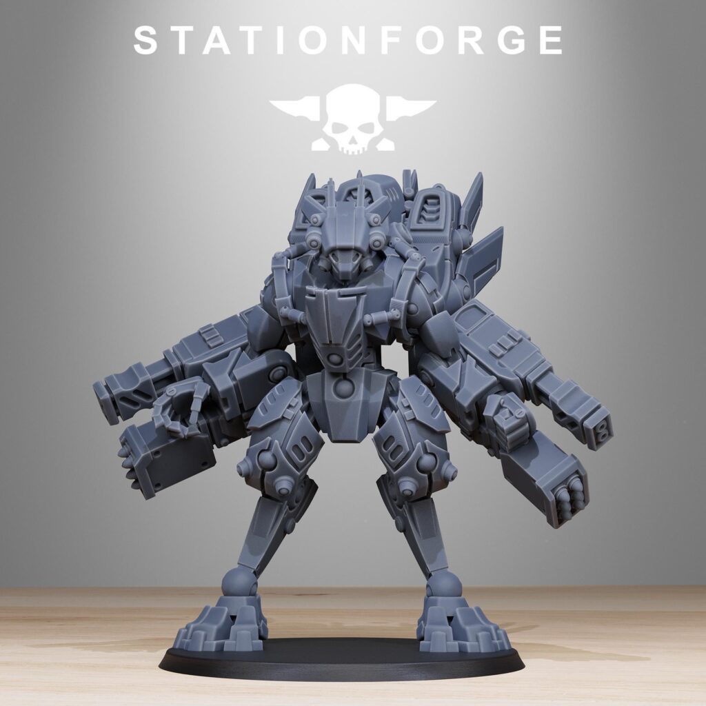 Tarion Elder Mech: Resin Fan Art Model (1/35 Scale, Painted or Kit)