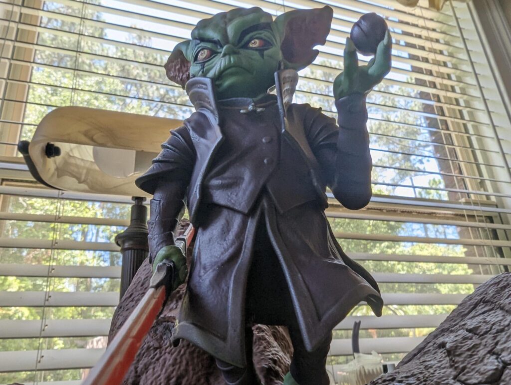 Darth Grogu Figure: Star Wars Fan Art Resin Model (Painted or Unpainted)