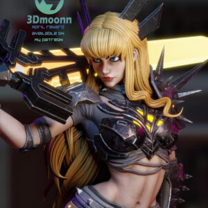 Magik Fantasy Figure, 3D Printed Resin (Hand-Painted or Unpainted)