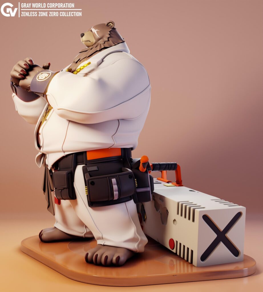 Ben Bigger Collectible: Sci-Fi Anime Resin Figure (Hand-Painted Available)