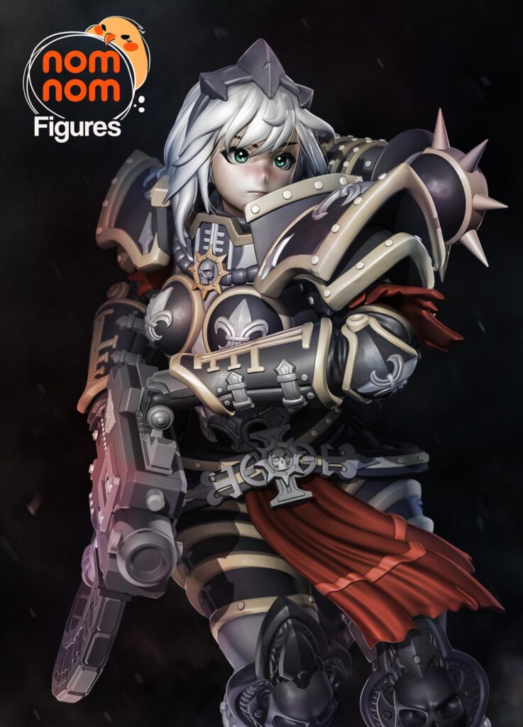 Anime Character Figurine: 3D Printed Resin Model (Hand-Painted or Unpainted)