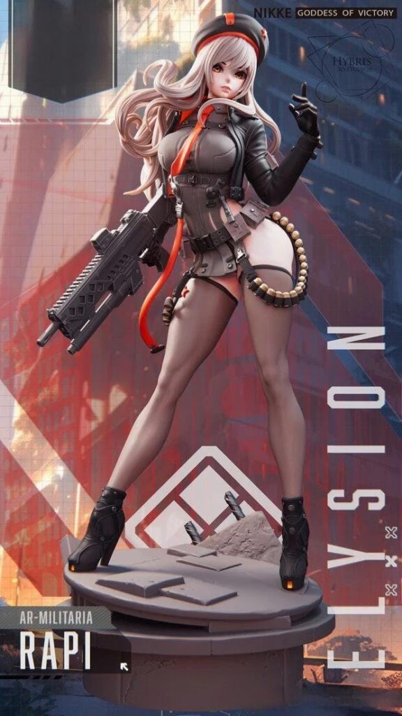 Unpainted Digital Pin Up Figure – Detailed Resin Print