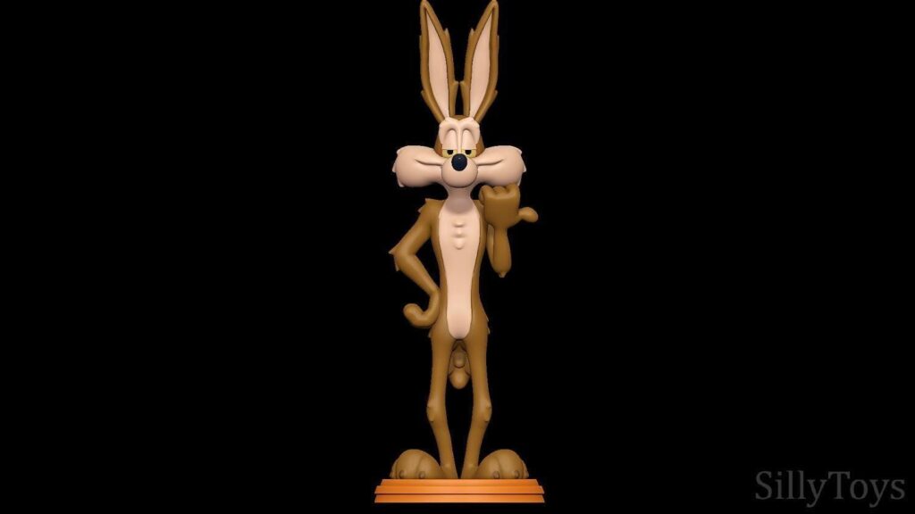 Wile E Coyote Resin Figure: Looney Tunes Collectible (Hand-Painted Option)