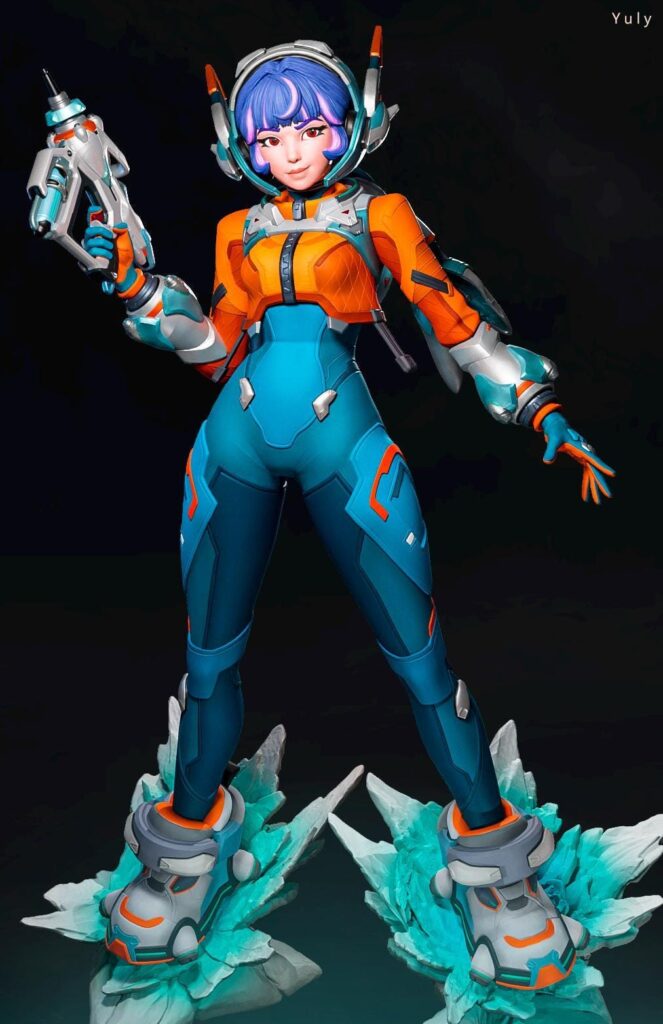 Juno Figure: Giant 1/6 Scale Resin Model (Hand-Painted or Unpainted)
