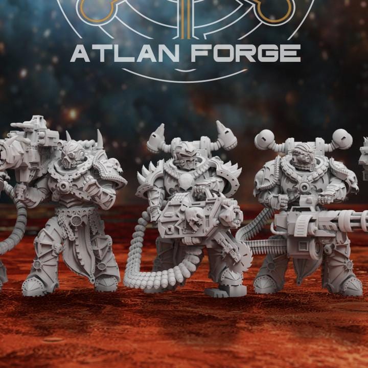 5 Desolators | Entire Set! 40K Unpainted